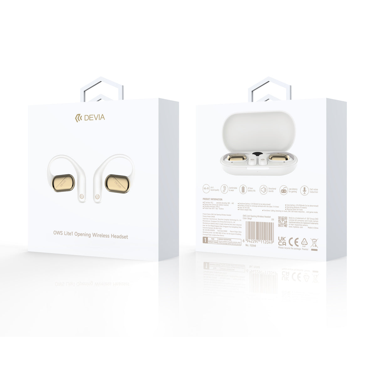 Audífonos Devia OWS Lite1 Open Wireless