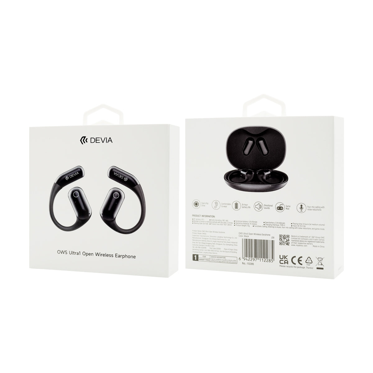 Audífonos Devia OWS Ultra1 Open Wireless
