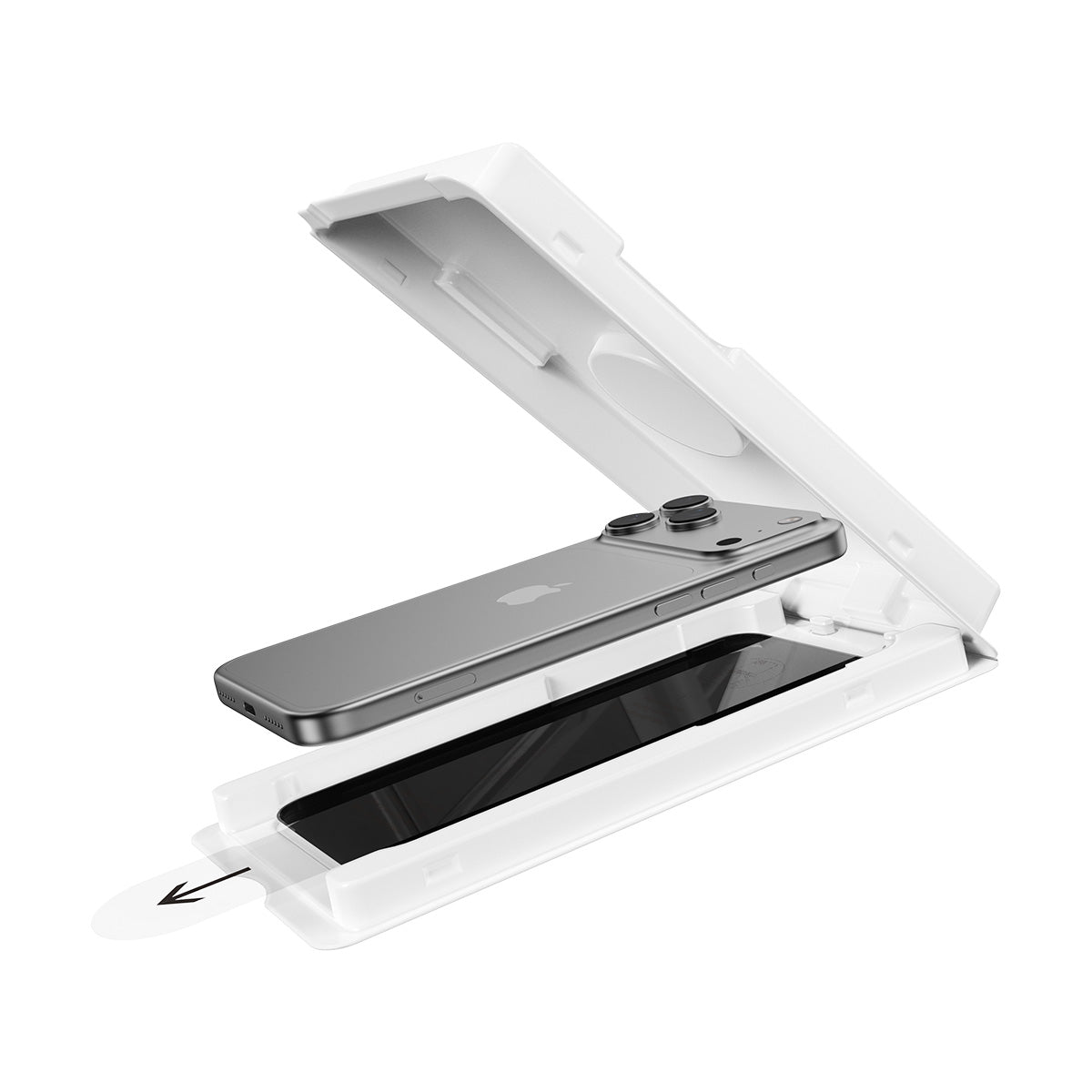 Mica Devia Cristal Tem Privacy iPhone 17 Pro