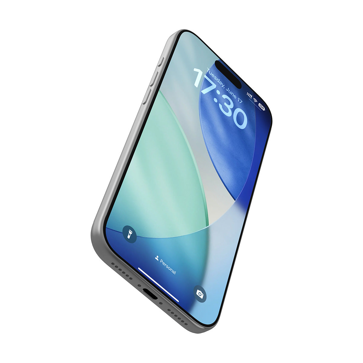 Mica Devia Cristal Tem Ar Hd Clerar iPhone 17