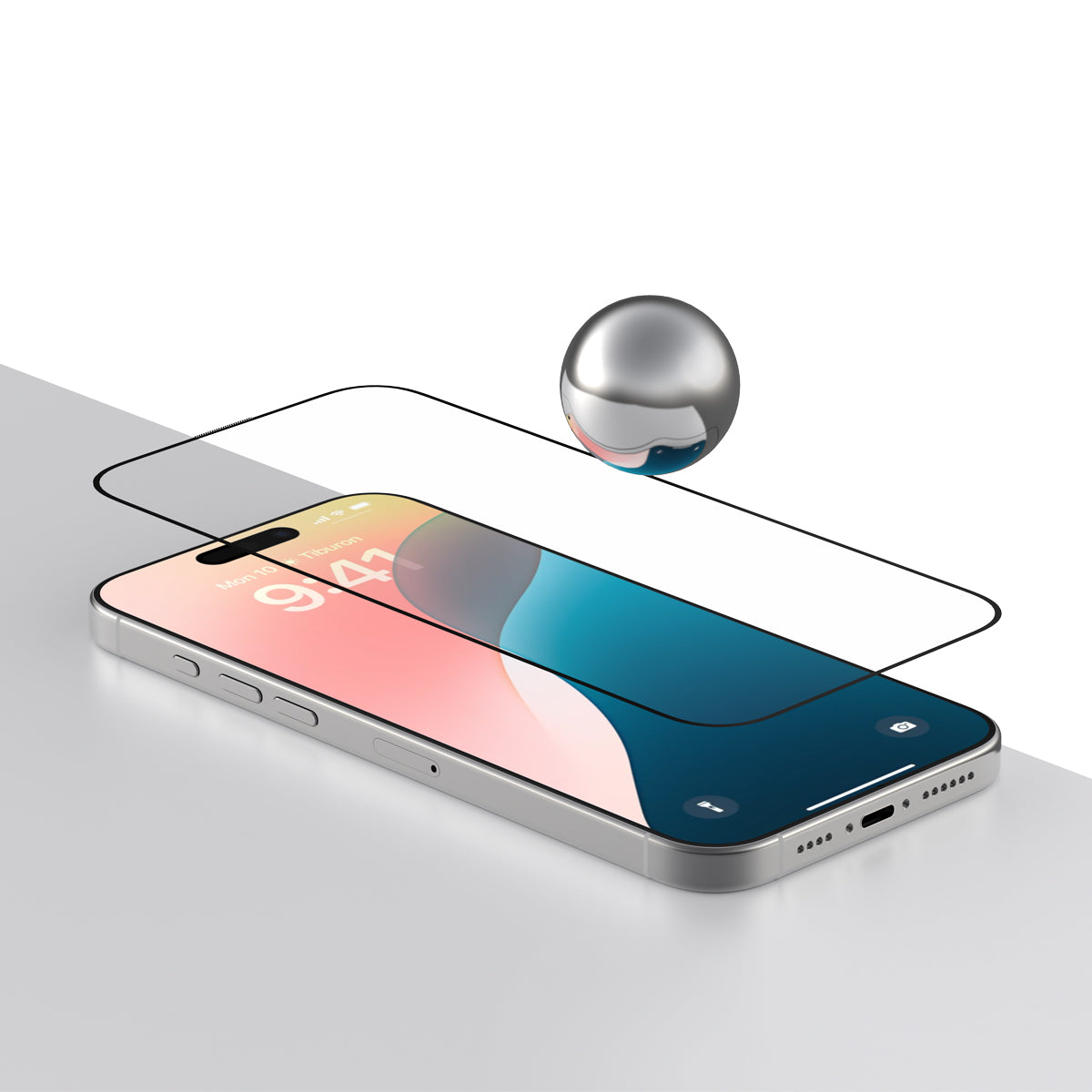 Mica Devia Tem Anti Static iPhone 16 Pro