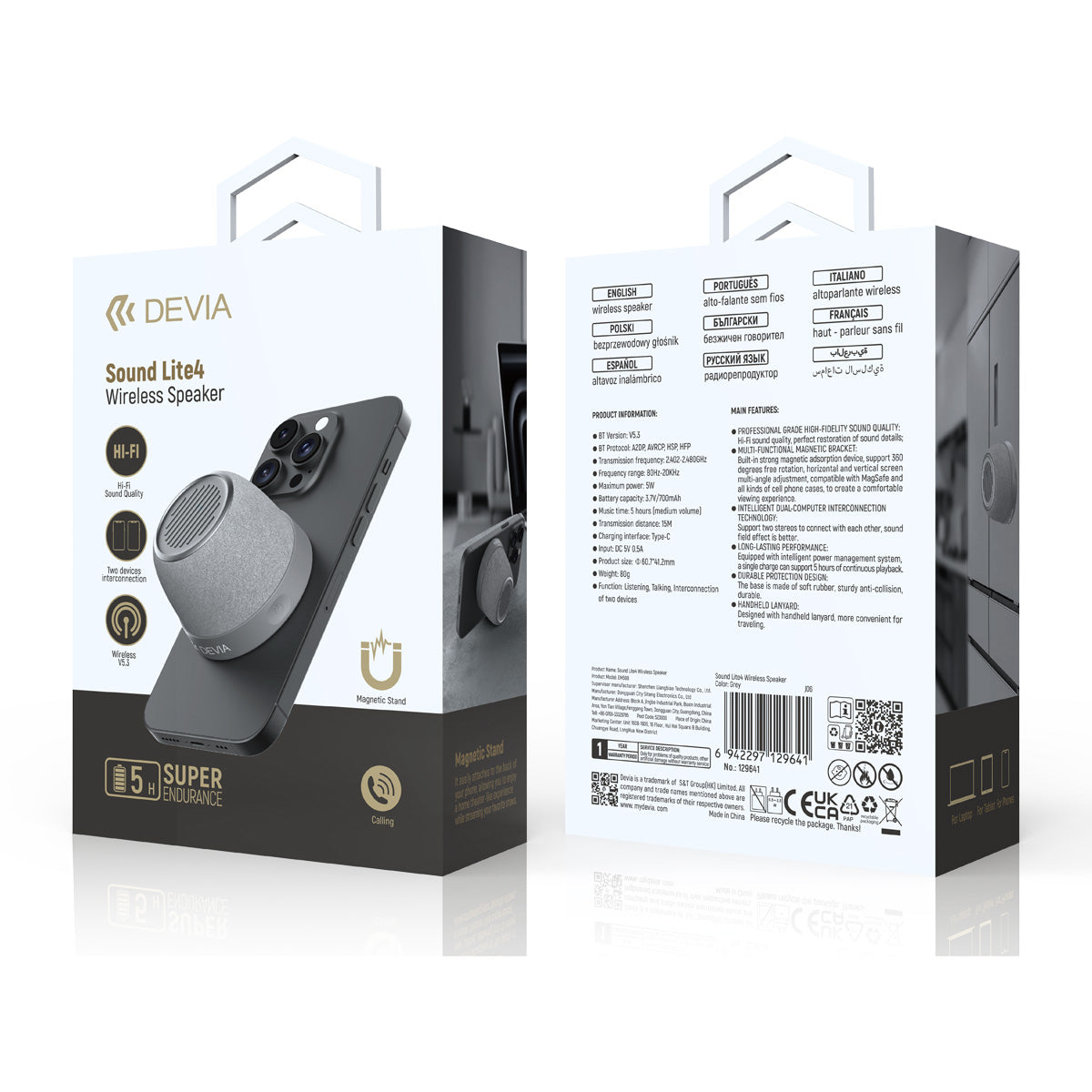 Bocina Devia Mini Lite4 Speaker