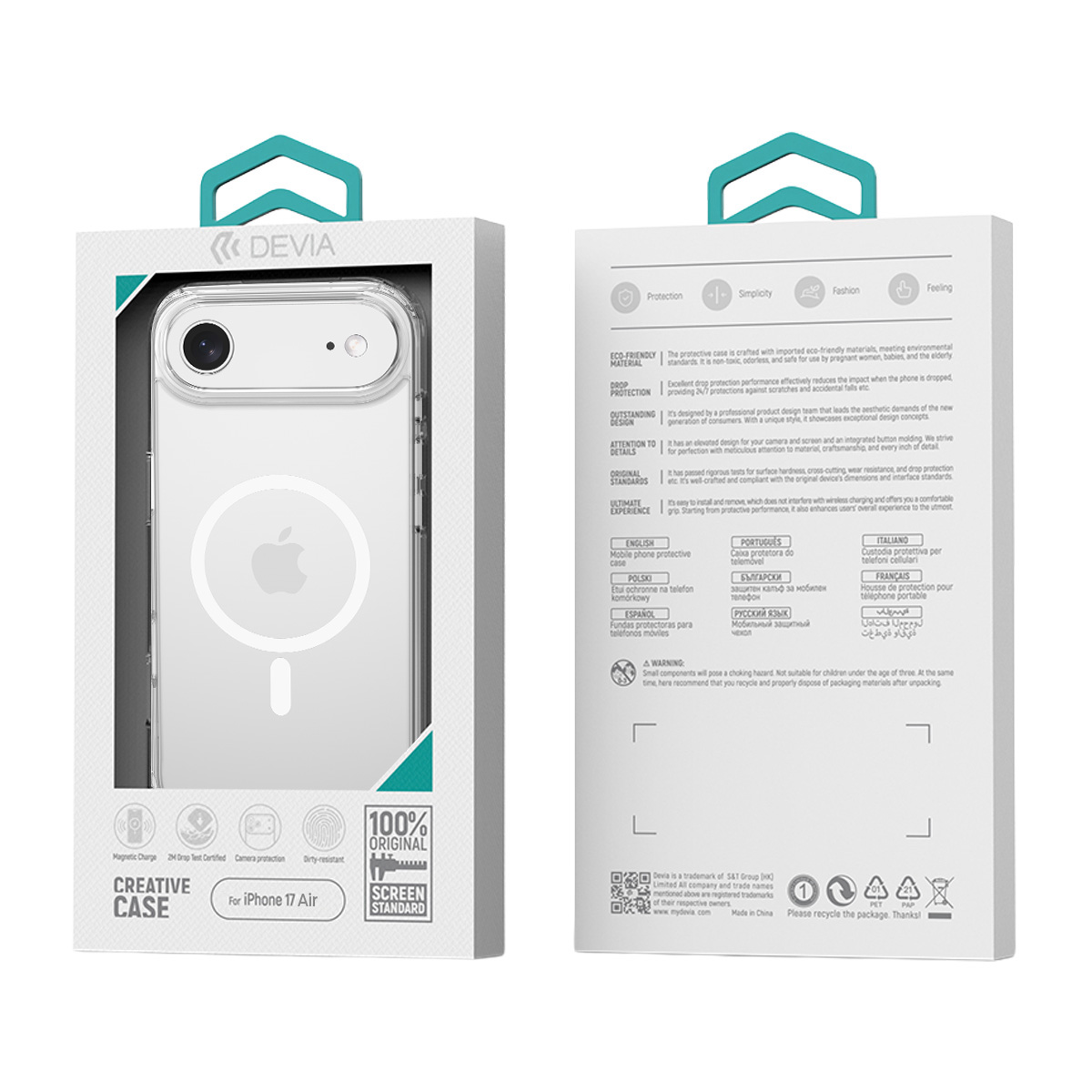 Funda Devia Pure Mag iPhone 17 Air
