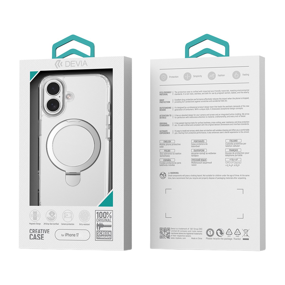 Funda Devia Mag iPhone 17 Brack