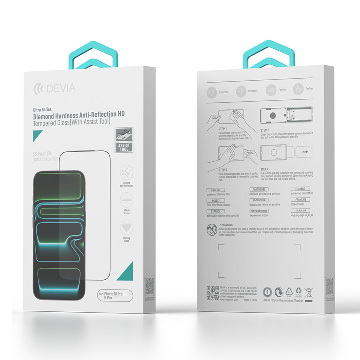 Mica Devia Cristal Templado Hd Ultra Dure iPhone 18 Pro