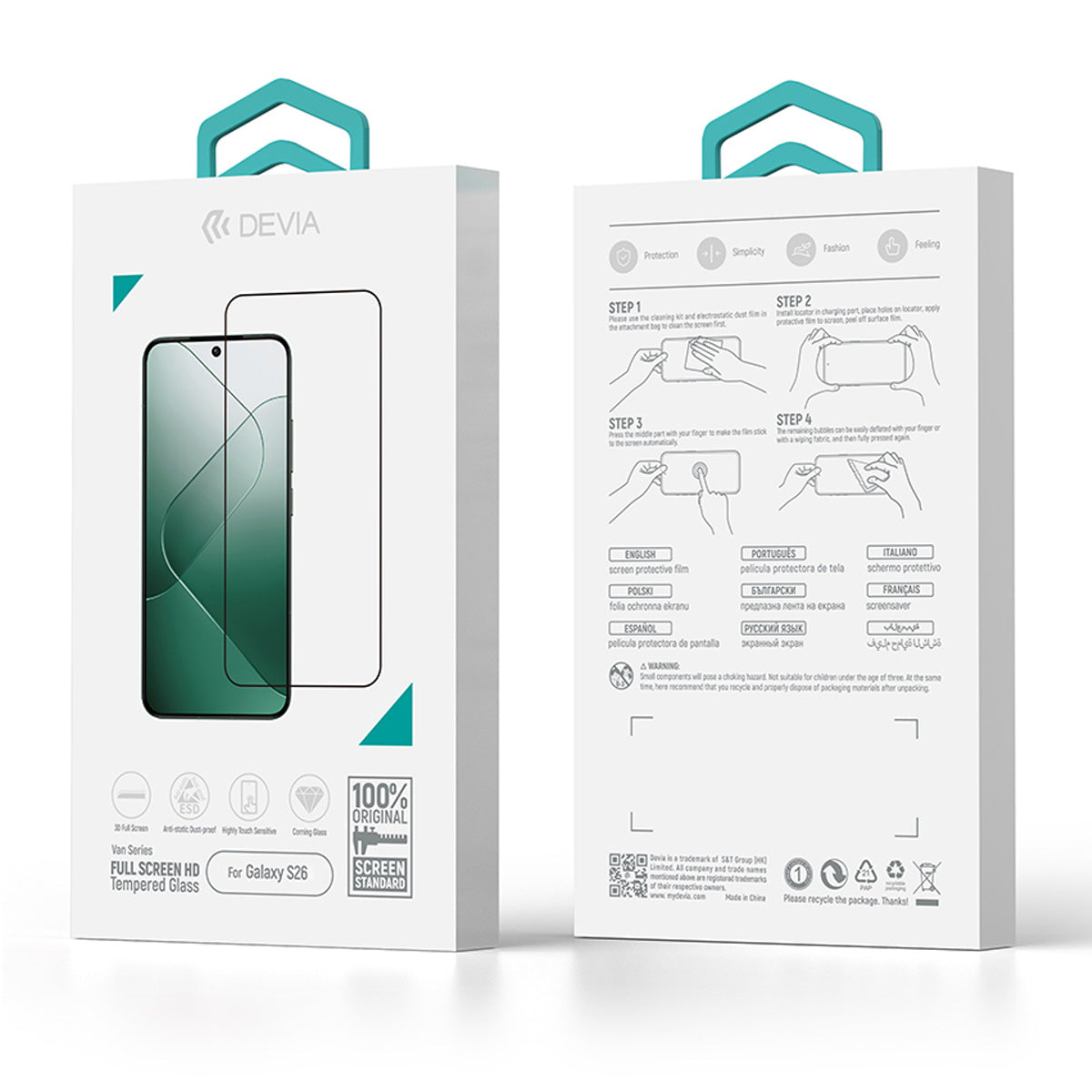 Cristal Devia Templado Samsung S26