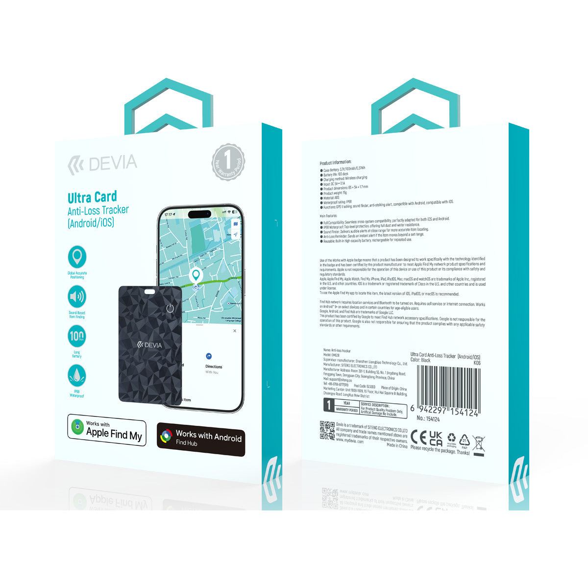 Gadgets Devia Ultra Card Tag Anti-Lost
