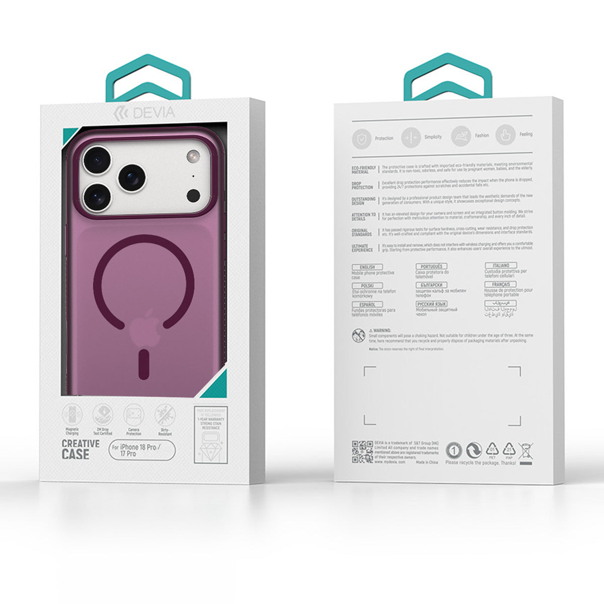 Funda Devia Magsafe L-Ripple iPhone 18 Pro